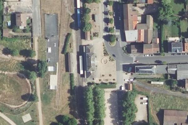 arrière de la gare d ambert