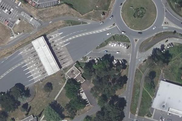 Toilette sortie autoroute