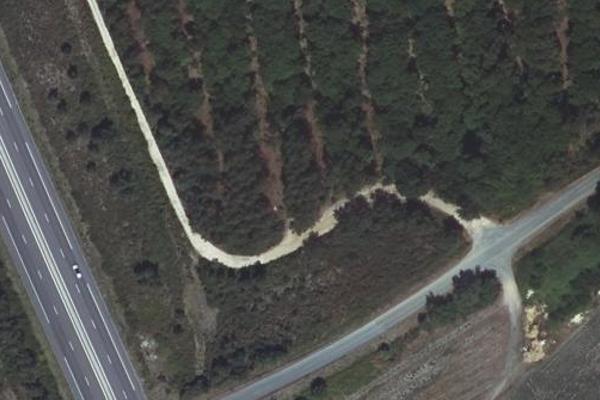 Forêt de bercé, parking à Lavernat