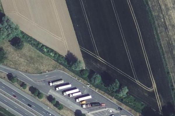 Aire de repos A25 steenwerck, parking