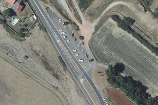 Sortie de Veyre Monton, parking
