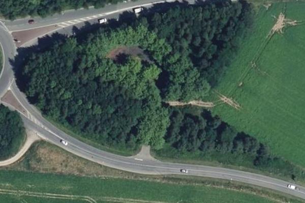 Rond-point de Fressenneville, parking