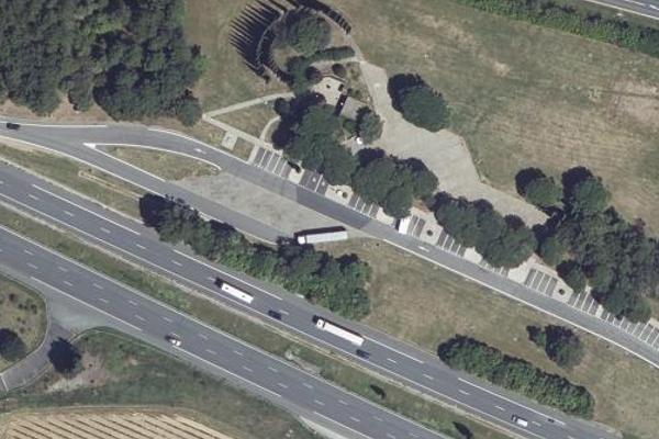 Aire du Belvédère d'Auriac, aire de repos