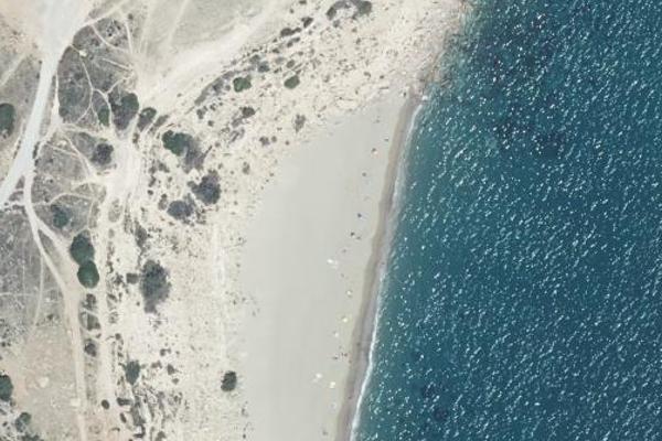 Falaise de Cap Leucate, plage